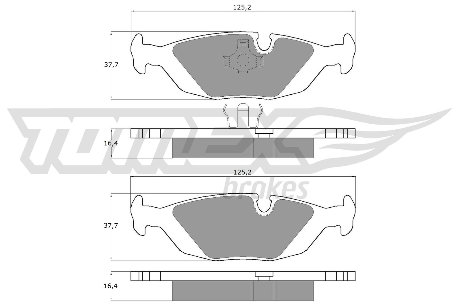 TOMEX Brakes TX 11-30 Sada...